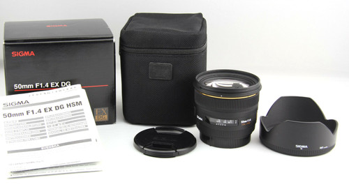 Obiettivo sigma 50mm - 50mm, 1:1.4